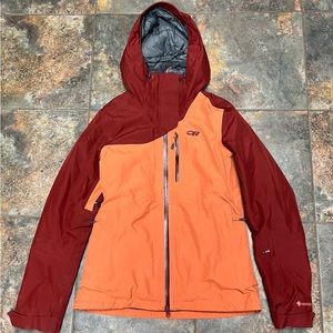 Outdoor Research Tungsten Gore-Tex insulated ski jacket alpenglow/madder NWT